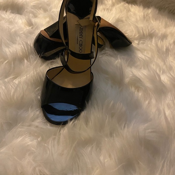 100% Authentic Jimmy Choo Stappy Heels - Picture 9 of 10